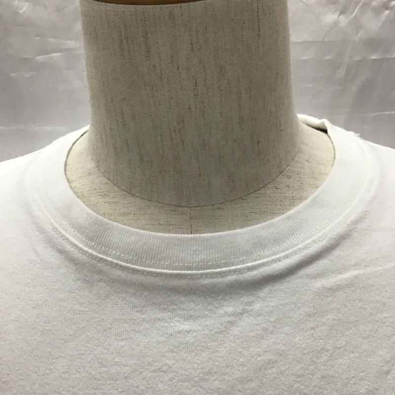 ヴィジョン ストリート ウェア VISION STREET WEAR Tシャツ 半袖 クルーネック 胸ポケット M ロゴ、文字 白 / ホワイト / メンズ USED 古着 中古 10117030