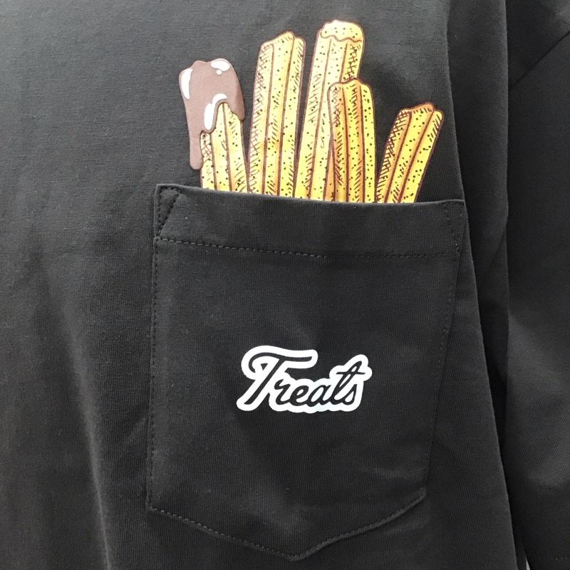 キス KITH Tシャツ 半袖 半袖カットソー プリントTシャツ クルーネックカットソー XL ロゴ、文字 黒 / ブラック /  メンズ USED 古着 中古 10111005