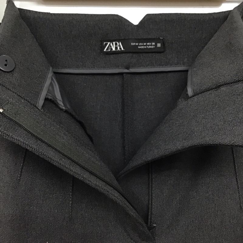 ザラ ZARA パンツ スラックス スラックス スリムパンツ ストレッチパンツ M 無地 灰 / グレー / レディース USED 古着 中古 10137647