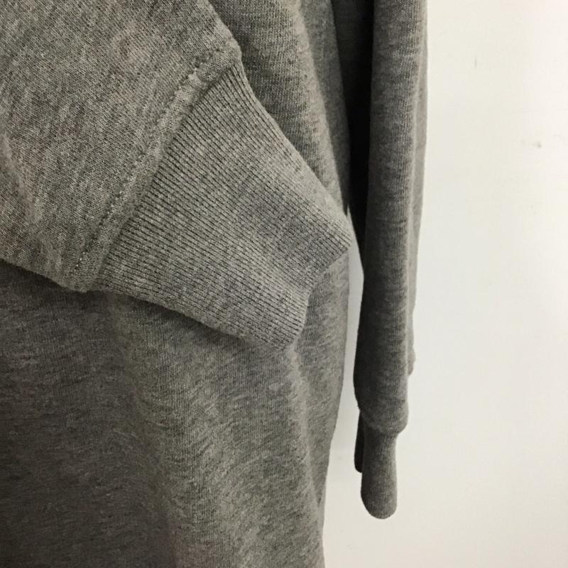 ポロラルフローレン POLO RALPH LAUREN ワンピース ひざ丈スカート パーカー 裏起毛 長袖 S ワンポイント 灰 / グレー / レディース USED 古着 中古 10116147