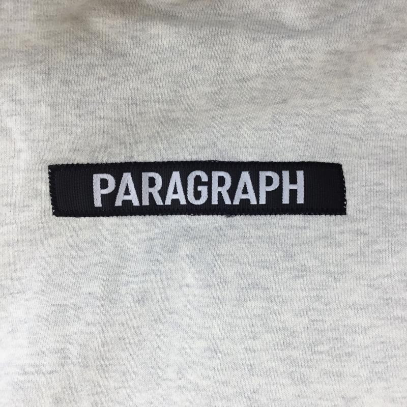 パラグラフ Paragraph パーカー 長袖 FREE ロゴ、文字 灰 / グレー / メンズ USED 古着 中古 10137461