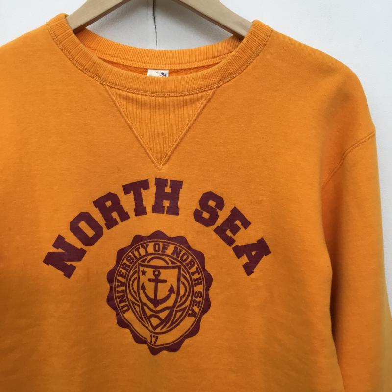 ユーズドクロージング used clothes トレーナー 長袖 GLORY PARK フラットヘッド 36 ロゴ、文字 黄 / イエロー / メンズ USED 古着 中古 10138470