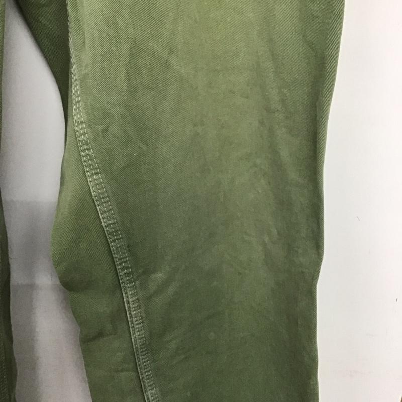 オシュコシュ OSHKOSH パンツ ワークパンツ、ペインターパンツ ミリタリーパンツ ワイドパンツ 70s 80s 42talon 29インチ 無地 カーキ / カーキ / メンズ USED 古着 中古 10133300