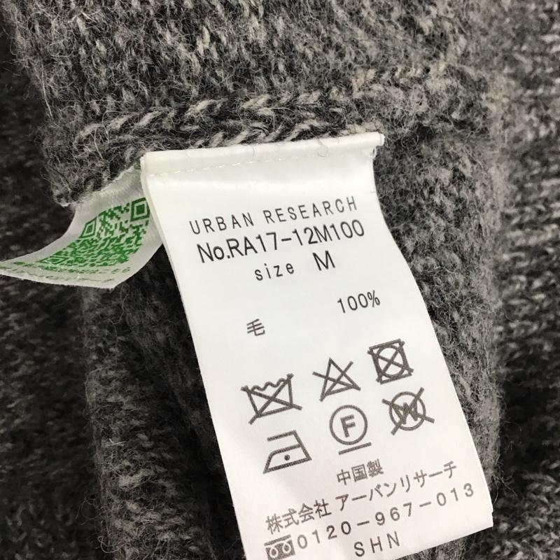 ロッソ ROSSO ニット、セーター 長袖 長袖ニットカットソー ニット セーター クルーネックニット M 無地 灰 / グレー / メンズ USED 古着 中古 10123706