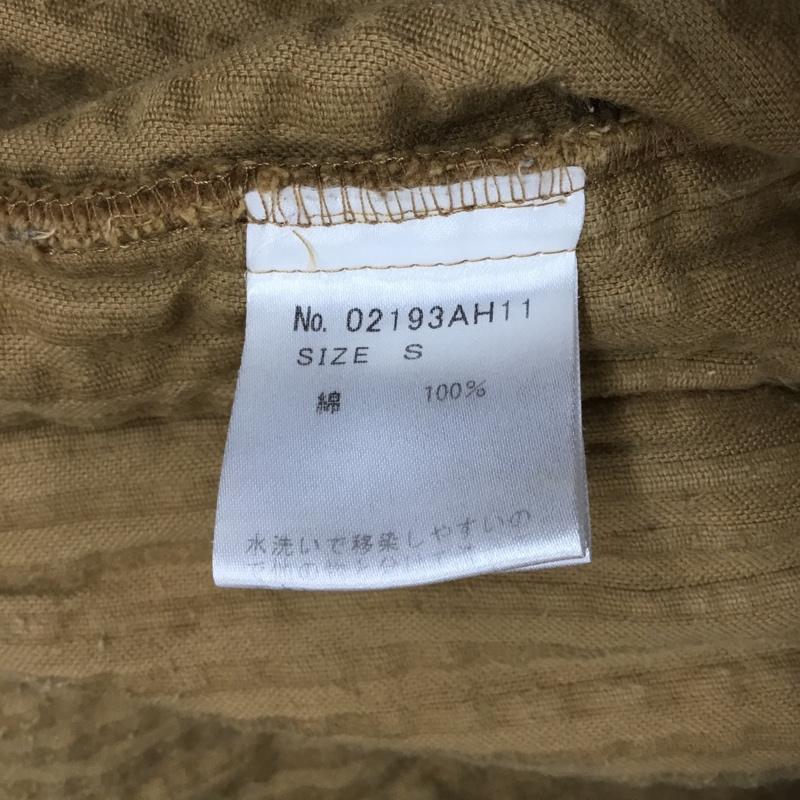 ヒステリックグラマー HYSTERIC GLAMOUR カットソー 長袖 長袖カットソー ジップネックカットソー コーデュロイカットソー S ロゴ、文字 茶 / ブラウン / メンズ USED 古着 中古 10122302