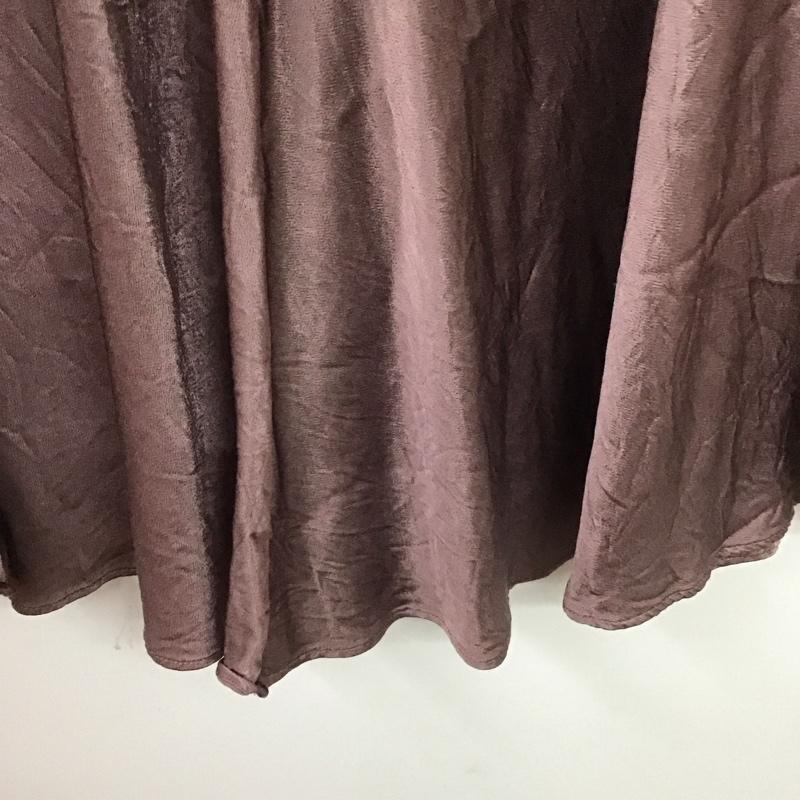 ザラ ZARA スカート ロングスカート ロングスカート フレアスカート カジュアルスカート S 無地 紫 / パープル / レディース USED 古着 中古 10135434