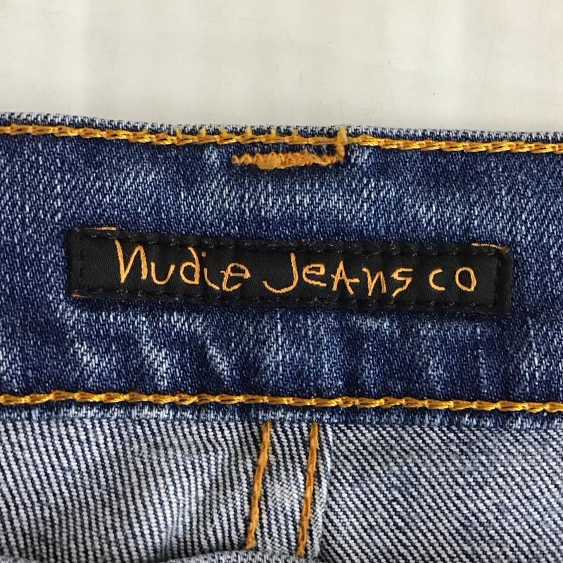 ヌーディージーンズ Nudie Jeans パンツ デニム、ジーンズ N412 DARK USED DENIM ストレッチ 31インチ 無地 青 / ブルー /  メンズ USED 古着 中古 10121328