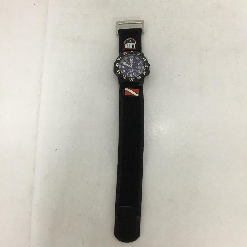 ルミノックス LUMINOX 腕時計 アナログ(クォーツ式) 3954 Luminox Navy Seal Watch 無地 黒 / ブラック / X 紺 / ネイビー / メンズ USED 古着 中古 10135733