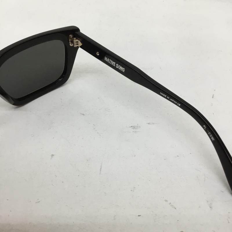 ネイティブ サンズ NATIVE SONS めがね・サングラス サングラス PL-059E 無地 黒 / ブラック / メンズ USED 古着 中古 10139648