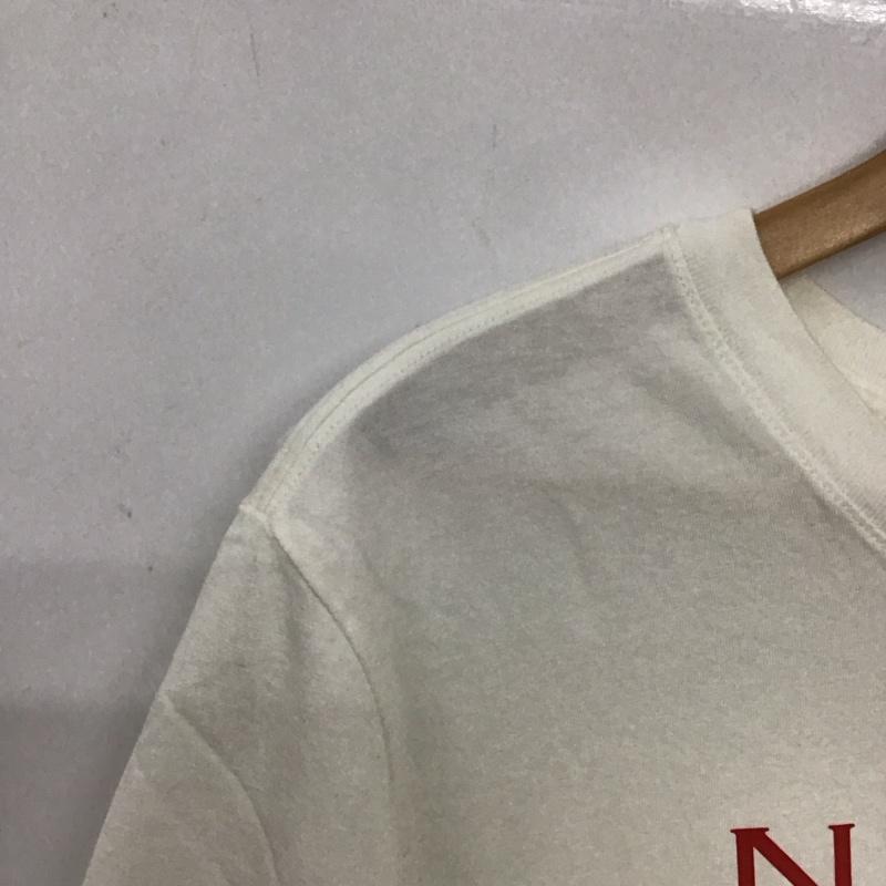 ナイキ NIKE Tシャツ 半袖 半袖カットソー プリントTシャツ クルーネックカットソー XL ロゴ、文字 白 / ホワイト / メンズ USED 古着 中古 10137235