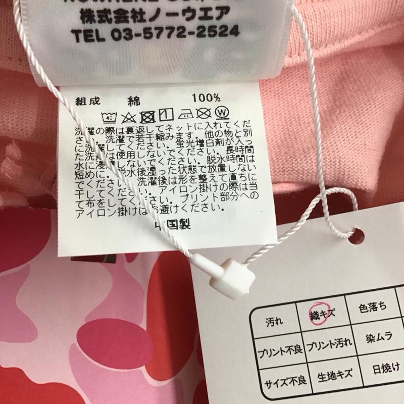 アベイシングエイプ A BATHING APE Tシャツ 半袖 パイレーツ BABY MILO S プリント 桃 / ピンク / レディース USED 古着 中古 10113805