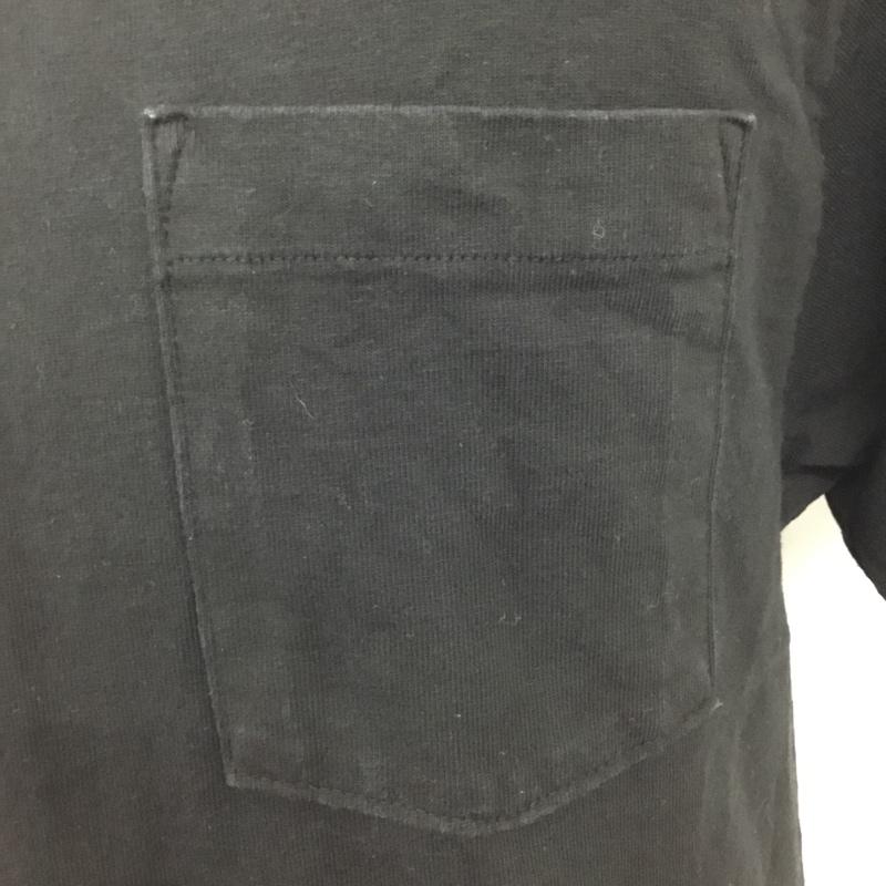 ハイスタンダード HIGH!STANDARD Tシャツ 半袖 半袖カットソー 無地Tシャツ クルーネックカットソー S 無地 黒 / ブラック /  メンズ USED 古着 中古 10110049