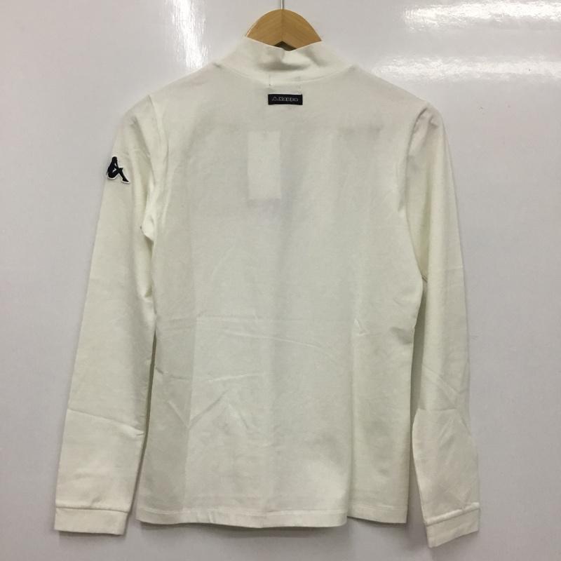 カッパ Kappa Tシャツ 長袖 KG962LS75 ハイネック ゴルフウェア M ワンポイント 白 / ホワイト / レディース USED 古着 中古 10136514