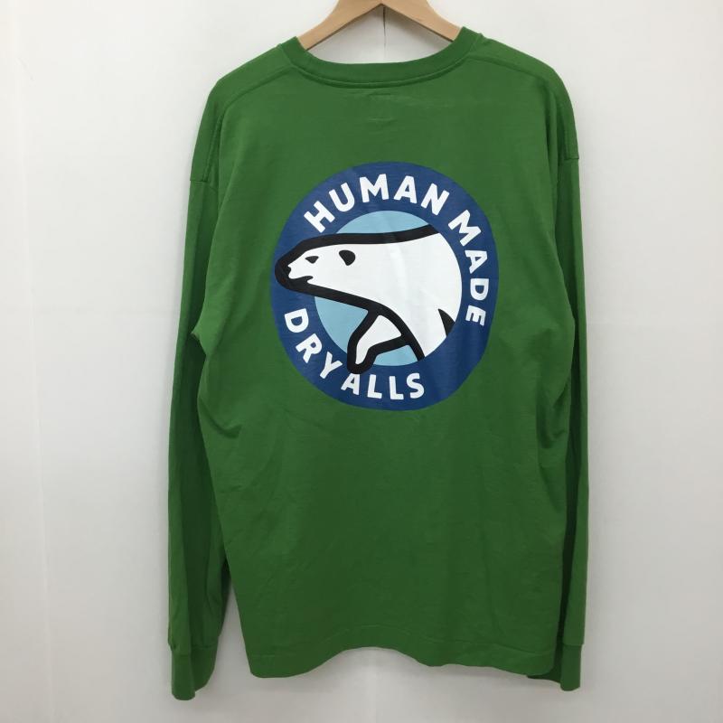 ヒューマンメード HUMAN MADE カットソー 長袖 GRAPHIC L/S XL プリント 緑 / グリーン / メンズ USED 古着 中古 10138294