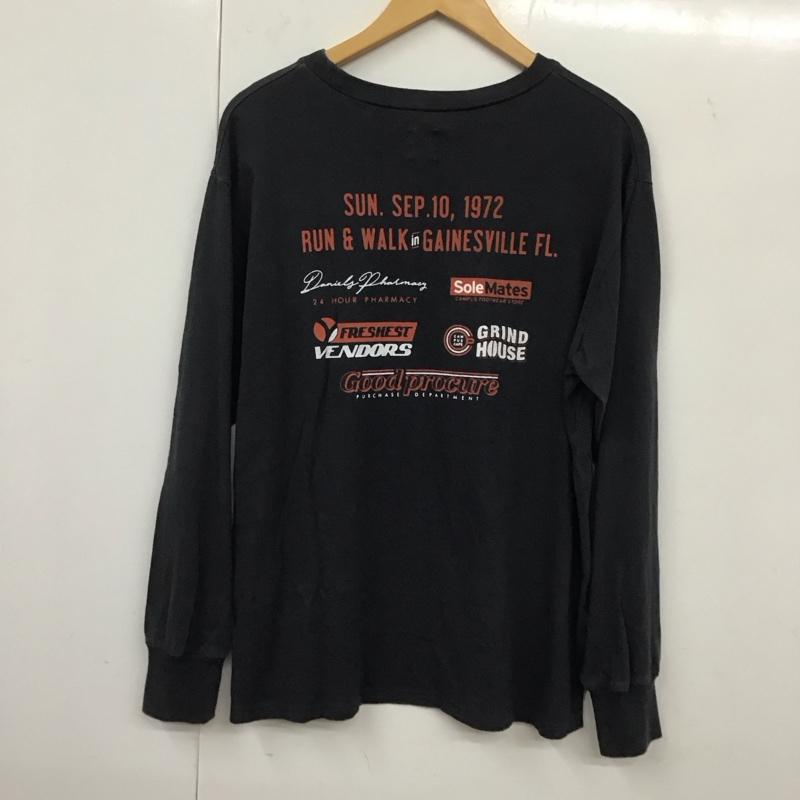 アングリッド Ungrid Tシャツ 半袖 半袖カットソー プリントTシャツ クルーネックカットソー FREE プリント 黒 / ブラック / レディース USED 古着 中古 10132839