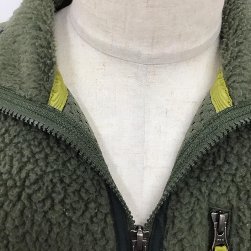 パタゴニア patagonia ベスト ベスト 22820fa17 ジップアップベスト フリースベスト ノースリーブカットソー M ロゴ、文字 カーキ / カーキ / メンズ USED 古着 中古 10124202