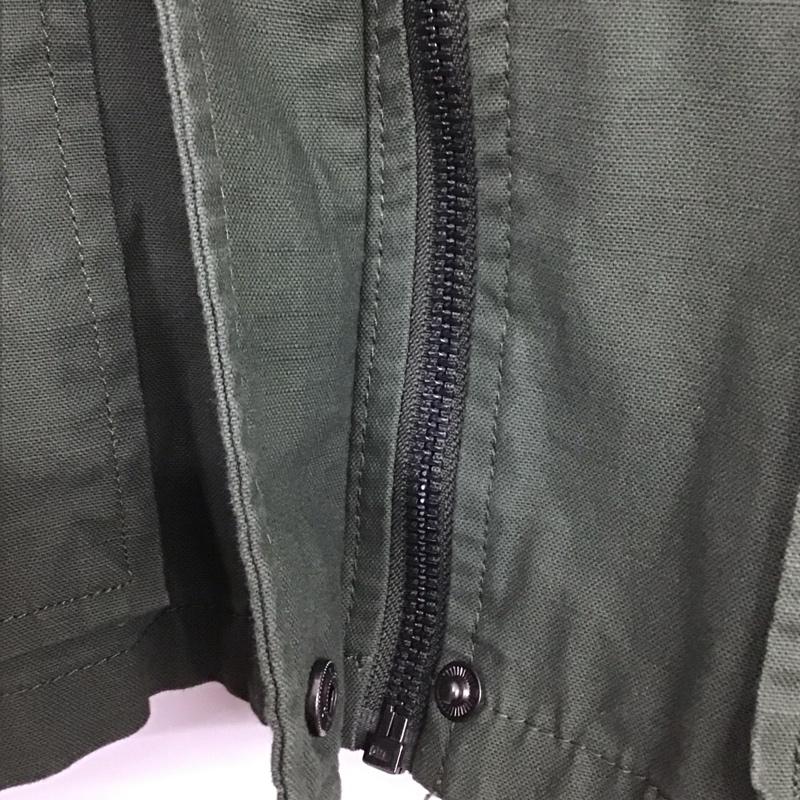 ザラ ZARA ジャケット、上着 ジャケット、ブレザー 8574/025/505 クロップドジャケット L 無地 カーキ / カーキ / レディース USED 古着 中古 10131680