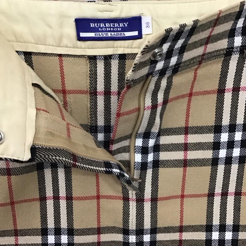 バーバリーブルーレーベル BURBERRY BLUE LABEL スカート ひざ丈スカート 38 チェック マルチカラー / マルチカラー / レディース USED 古着 中古 10139593