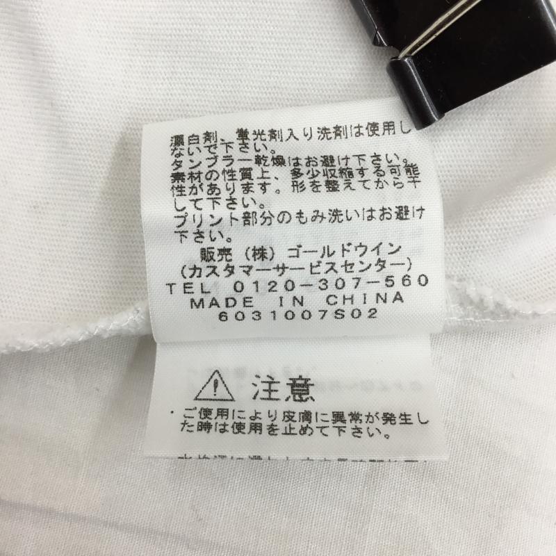 ザノースフェイス THE NORTH FACE Tシャツ 半袖 NT31609Z BIGロゴTシャツ S ロゴ、文字 白 / ホワイト / X 黒 / ブラック / レディース USED 古着 中古 10130850