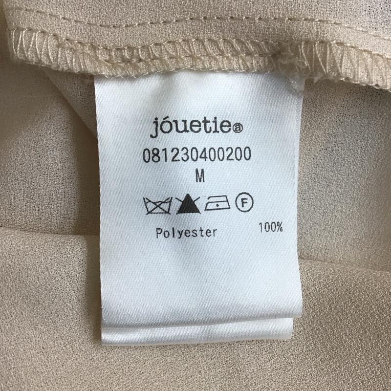 ジュエティ jouetie シャツ、ブラウス 半袖 ノースリーブシャツ カラーシャツ ノースリーブカットソー M 無地 ベージュ / ベージュ / レディース USED 古着 中古 10116423