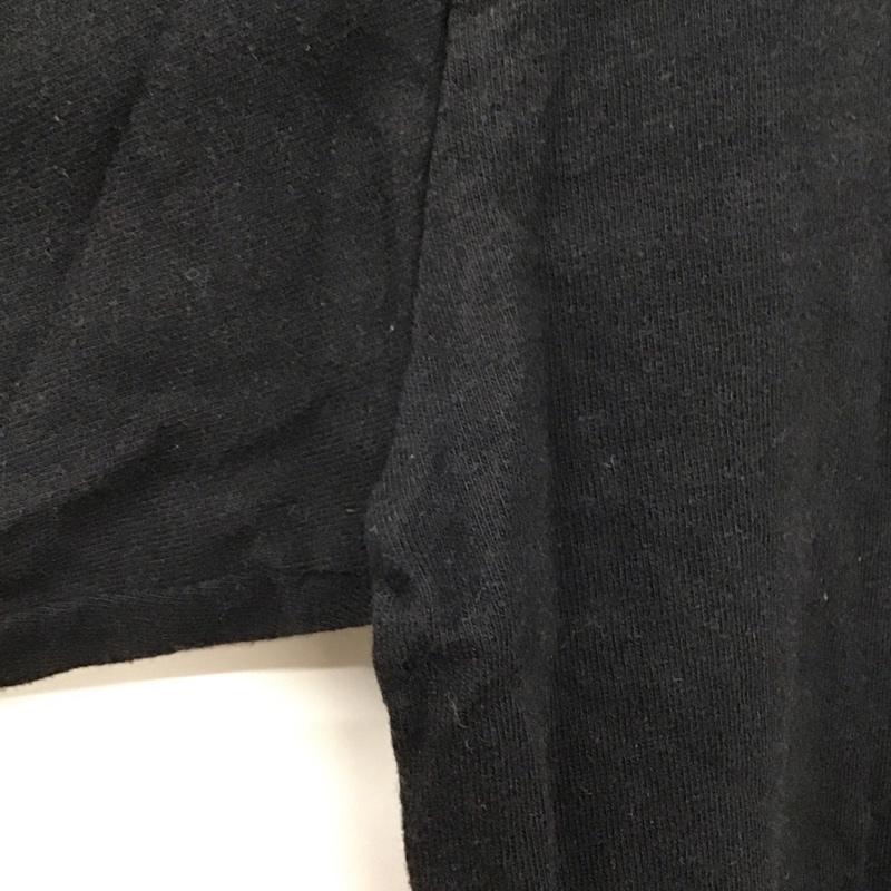 ソフトマシーン Softmachine Tシャツ 長袖 長袖カットソー プリントカットソー クルーネック L ロゴ、文字 黒 / ブラック / メンズ USED 古着 中古 10137280