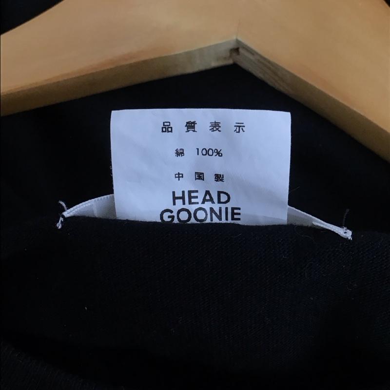 ヘッドグーニー HEADGOONIE Tシャツ 半袖 半袖カットソー プリントTシャツ クルーネックカットソー XXL プリント 黒 / ブラック / メンズ USED 古着 中古 10137525