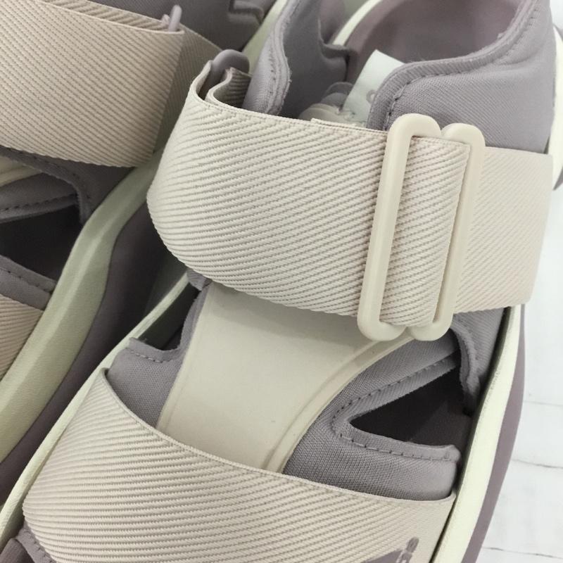 アディダス adidas サンダル サンダル IG3535 メハナサンダル 24.5cm 24.5cm ロゴ、文字 紫 / パープル / レディース USED 古着 中古 10123464