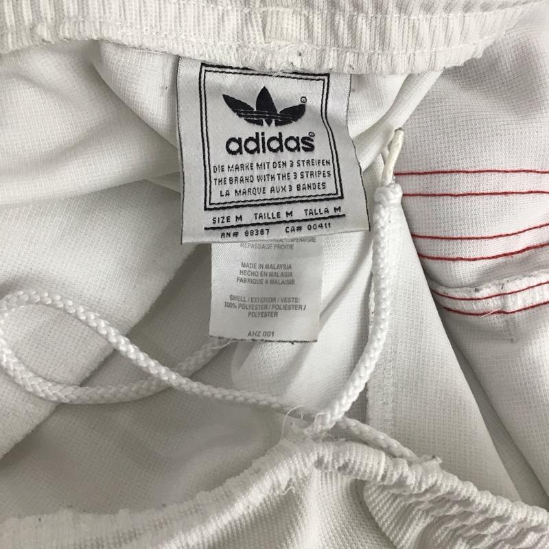 アディダス adidas ボトムス ボトムス ジャージ M 無地 X ロゴ、文字 白 / ホワイト / メンズ USED 古着 中古 10134457
