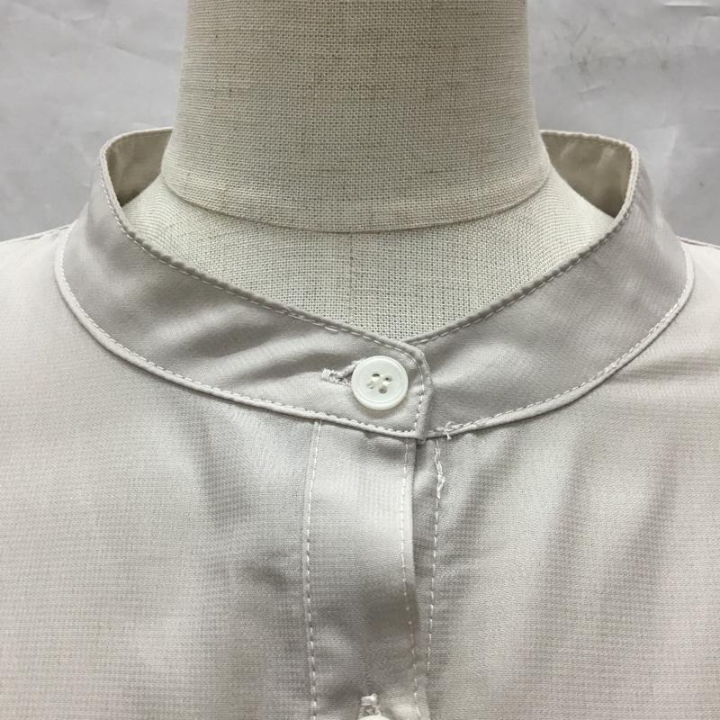 アイテムズ アーバンリサーチ ITEMS URBAN RESEARCH シャツ、ブラウス 長袖 IT24-23A005 シフォンティアードブラウス FREE 無地 灰 / グレー / レディース USED 古着 中古 10112271