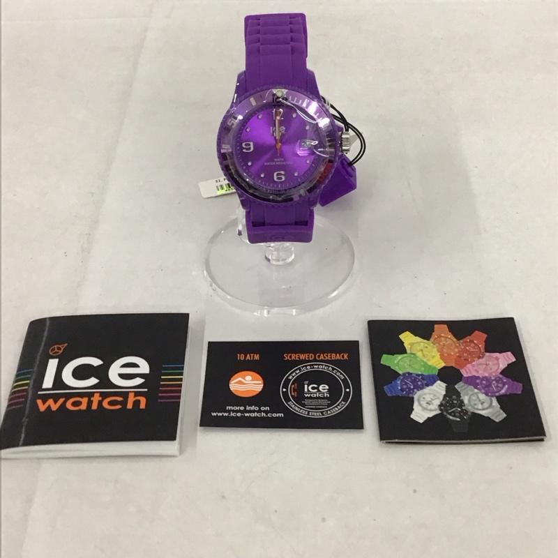 アイスウォッチ ICE WATCH 腕時計 アナログ(クォーツ式) SI.PE.U.S.09 ロゴ、文字 紫 / パープル / メンズ USED 古着 中古 10135260