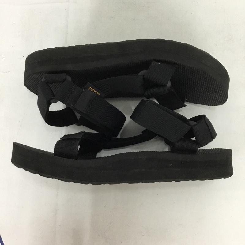 テバ Teva サンダル サンダル 1117150 MID UNIVERSAL 厚底サンダル 25cm 25.0cm ロゴ、文字 黒 / ブラック / メンズ USED 古着 中古 10136305