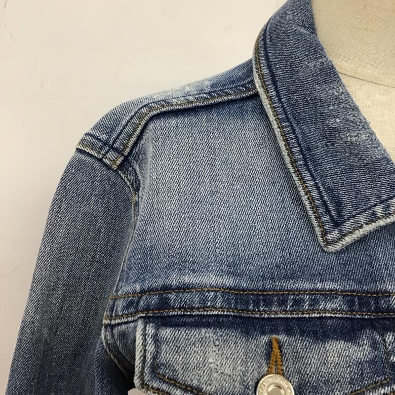 ザラ ZARA ジャケット、上着 ジャケット、ブレザー デニムジャケット S 無地 青 / ブルー / レディース USED 古着 中古 10126472