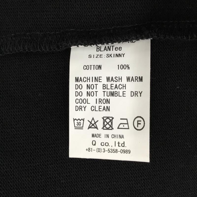 エフエイティー FAT Tシャツ 半袖 半袖カットソー 無地Tシャツ クルーネックカットソー 無地 黒 / ブラック / メンズ USED 古着 中古 10106469