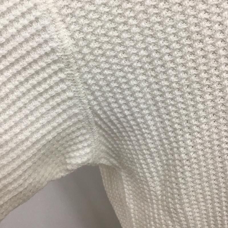 レイビームス Ray BEAMS Tシャツ 半袖 半袖カットソー ワッフルカットソー クルーネックカットソー 無地 白 / ホワイト / レディース USED 古着 中古 10115918