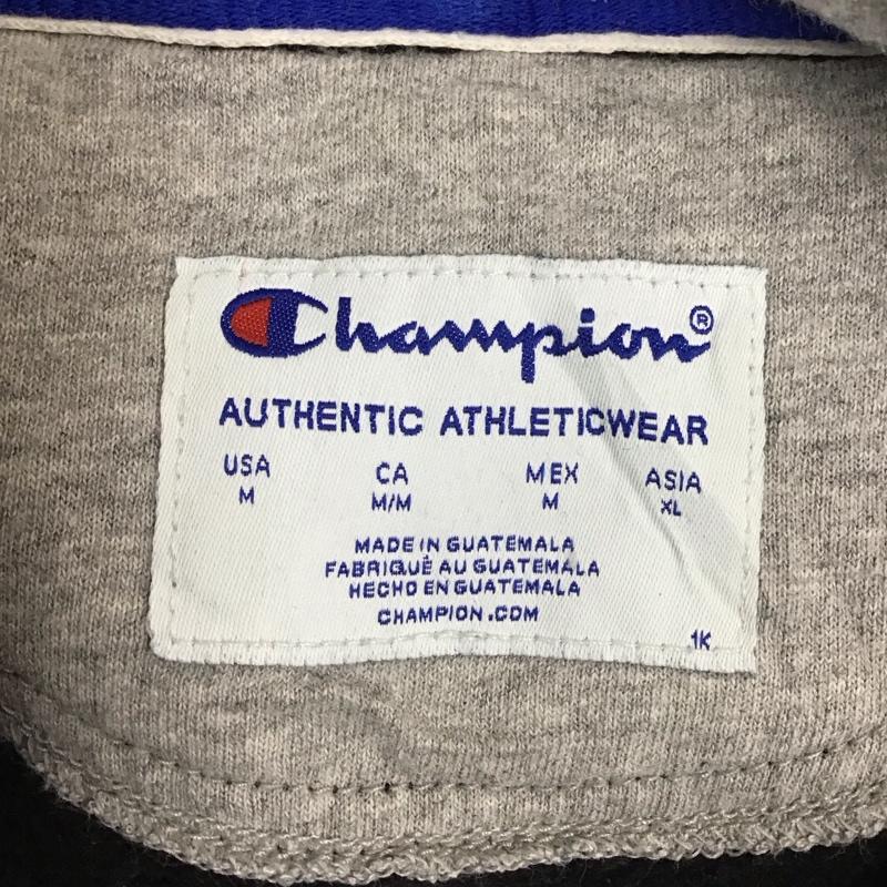 チャンピオン Champion パーカー 長袖 長袖パーカー フード付きパーカー プリントスウェット トレーナー XL ロゴ、文字 黒 / ブラック /  メンズ USED 古着 中古 10118546