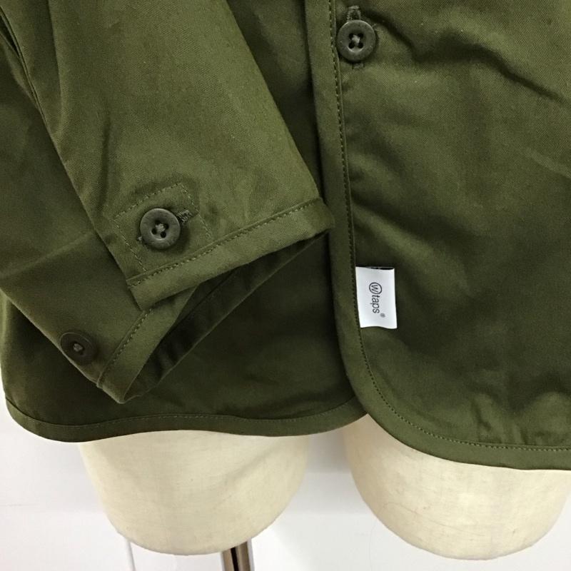 ダブルタップス WTAPS ジャケット、上着 ジャケット、ブレザー 242cwdt-shm04 SCOUTLSNYCOWEATHER 長袖ノーカラージャケット 1 無地 カーキ / カーキ / メンズ USED 古着 中古 10119118