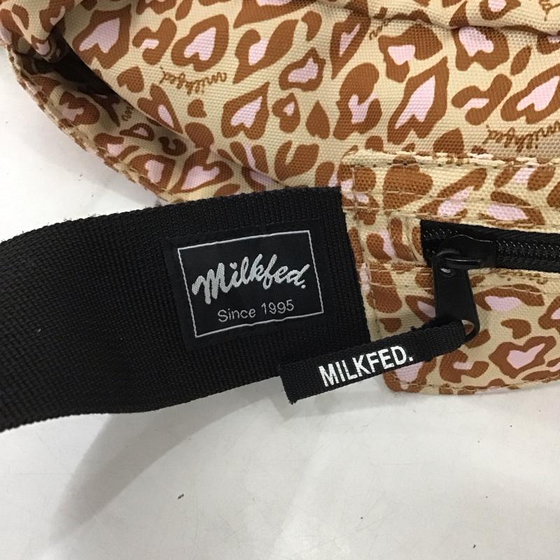 ミルクフェド MILKFED. ウエストバッグ ウエストバッグ 0322004 OUTDOOR PRODUCTS ヒョウ柄 レオパード ロゴ、文字 茶 / ブラウン / レディース USED 古着 中古 10139361