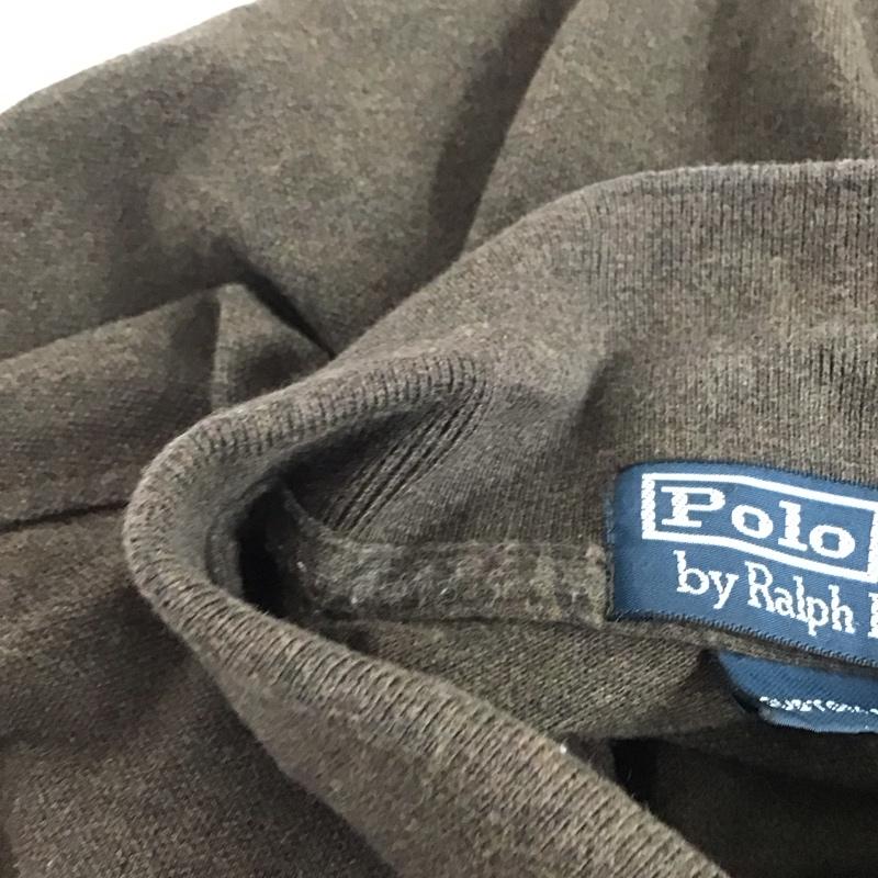 ポロバイラルフローレン Polo by RALPH LAUREN ポロシャツ 半袖 半袖ポロシャツ 半袖カットソー カラーシャツ L ロゴ、文字 茶 / ブラウン / メンズ USED 古着 中古 10132275
