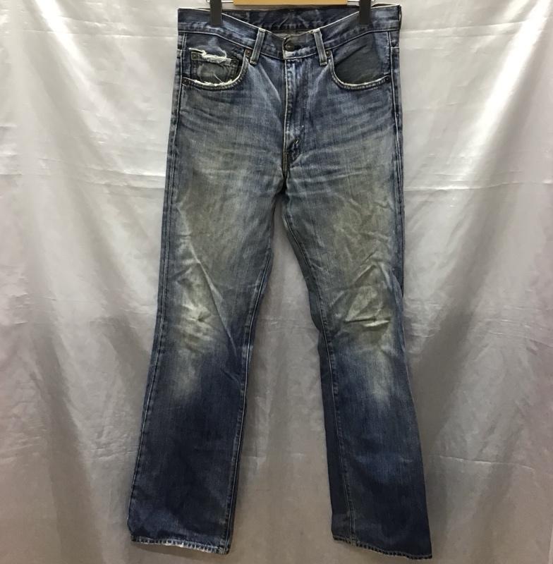 リーバイス Levi s パンツ デニム、ジーンズ US517-0004 USA製 31インチ 31インチ 無地 青 / ブルー /  メンズ USED 古着 中古 10122619