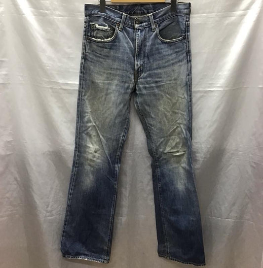 リーバイス Levi s パンツ デニム、ジーンズ US517-0004 USA製 31インチ 31インチ 無地 青 / ブルー /  メンズ USED 古着 中古 10122619