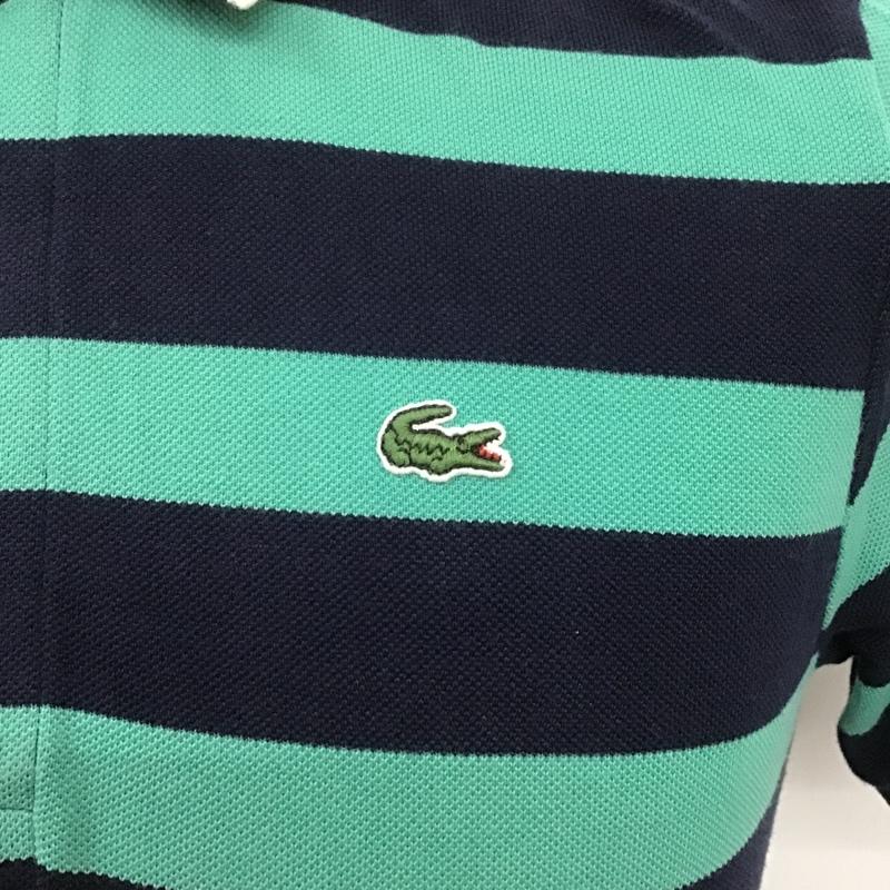 ラコステ LACOSTE ポロシャツ 半袖 ボーダー 2 ボーダー柄 マルチカラー / マルチカラー / メンズ USED 古着 中古 10106088