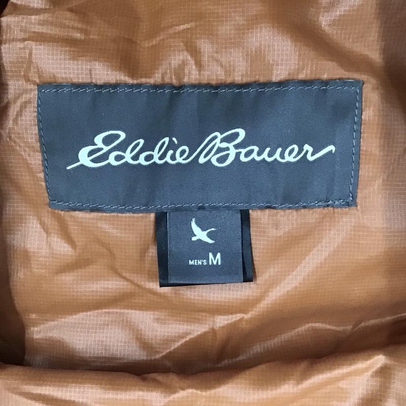 エディーバウアー Eddie Bauer ベスト ベスト ジップアップベスト ダウンベスト ノースリーブカットソー M 無地 橙 / オレンジ / メンズ USED 古着 中古 10110763