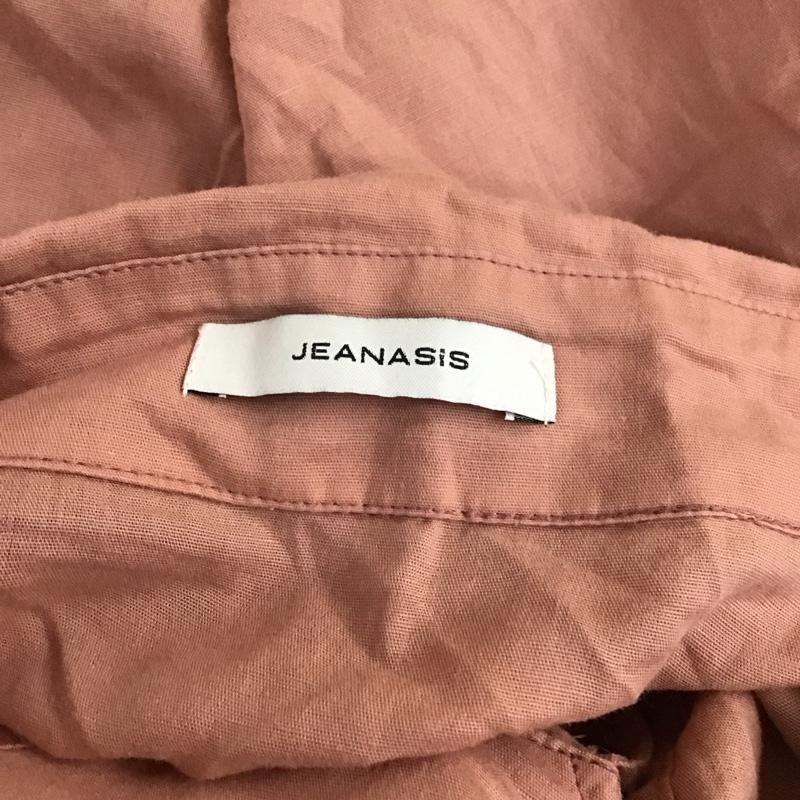 ジーナシス JEANASIS シャツ、ブラウス 長袖 JS063206MC コットン リネン CPOシャツ FREE 無地 桃 / ピンク / レディース USED 古着 中古 10112035