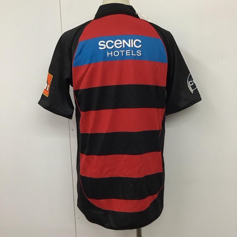 カンタベリー CANTERBURY カットソー 半袖 半袖カットソー プリントTシャツ クルーネックカットソー スポーツウェア M ロゴ、文字 黒 / ブラック / X 赤 / レッド / メンズ USED 古着 中古 10111111