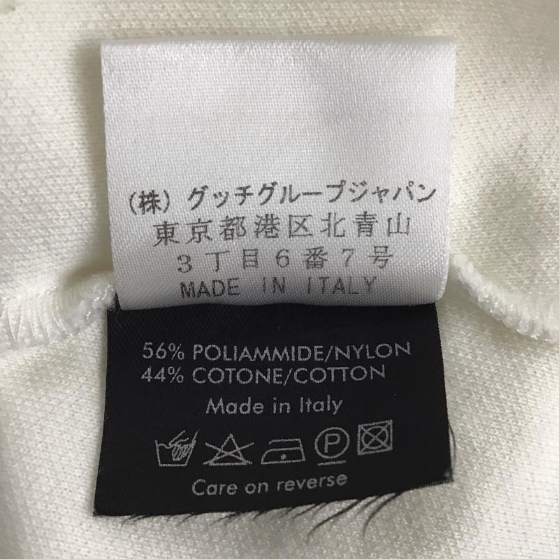グッチ GUCCI カットソー 半袖 XL 無地 白 / ホワイト / レディース USED 古着 中古 10133313