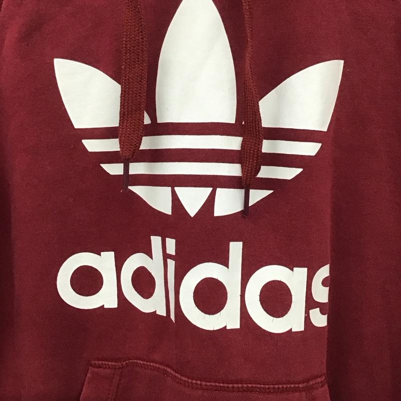 アディダスオリジナルス adidas originals パーカー 長袖 ax6983 長袖パーカー スウェット スポーツウェア L ロゴ、文字 えんじ / ワインレッド / メンズ USED 古着 中古 10129268