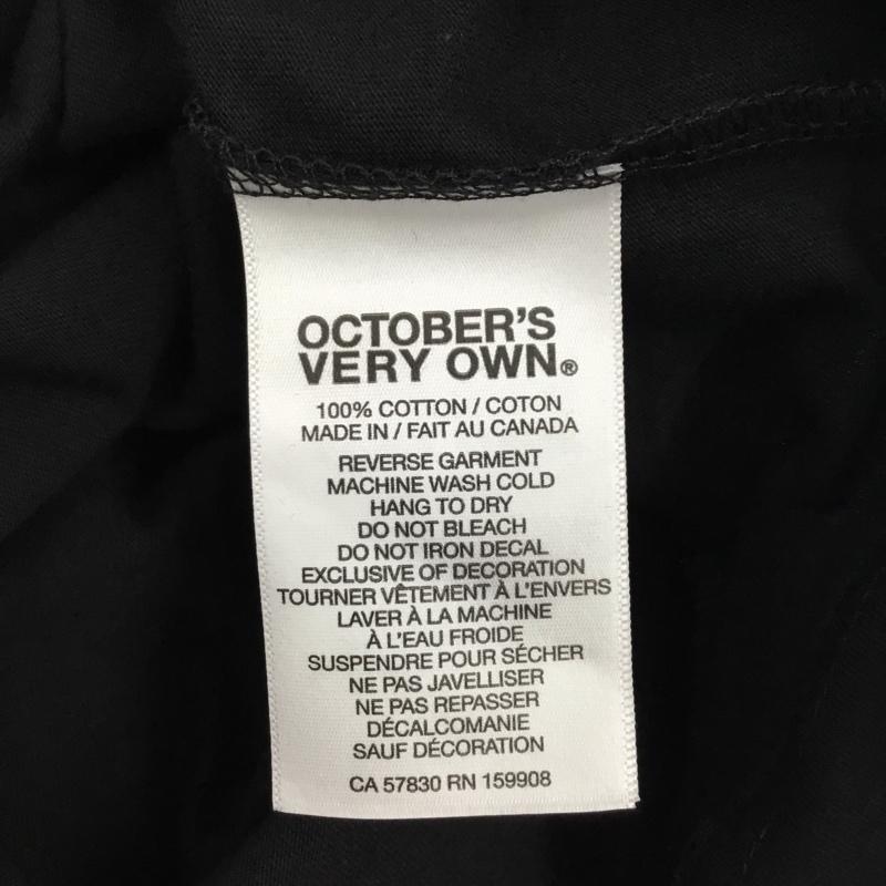 オクトーバーズ ベリー オウン OCTOBERS VERY OWN Tシャツ 半袖 半袖カットソー プリントTシャツ クルーネックカットソー L プリント 黒 / ブラック /  メンズ USED 古着 中古 10112205