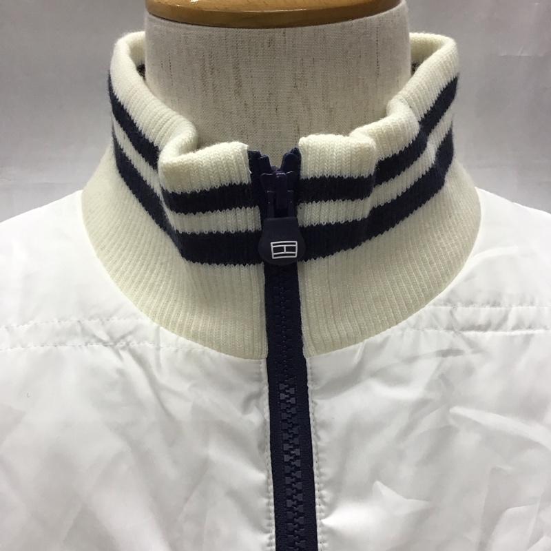 トミーヒルフィガー TOMMY HILFIGER ジャケット、上着 ジャンパー、ブルゾン ジップアップジャケット ジャンパー ジャケット カジュアルジャケット スポーツウェア L ロゴ、文字 白 / ホワイト / メンズ USED 古着 中古 10111803