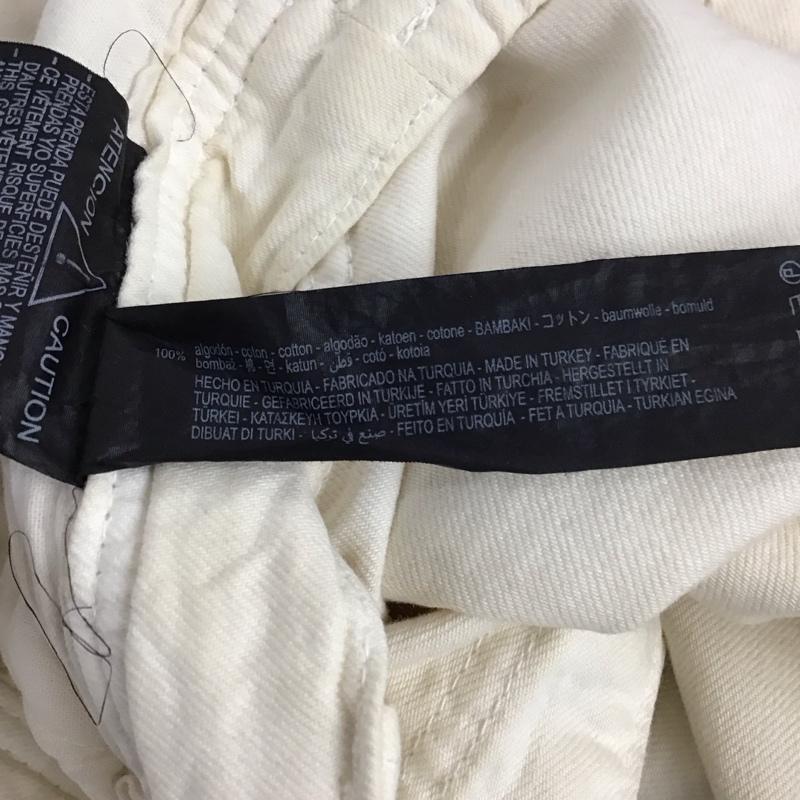 ザラ ZARA ボトムス ボトムス M 無地 アイボリー / アイボリー / レディース USED 古着 中古 10151157