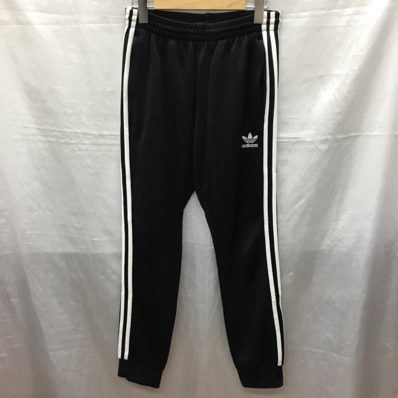 アディダス adidas ボトムス ボトムス AJ6960 トラックパンツ ジャージ SST 3本ライン M ロゴ、文字 黒 / ブラック / X 白 / ホワイト / メンズ USED 古着 中古 10119813